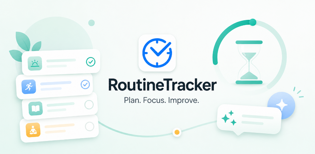 Routine Tracker Feature Graphic Banner